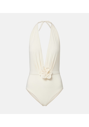 Karla Colletto Rosetta halterneck swimsuit