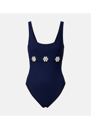 Karla Colletto Maya embellished swimsuit