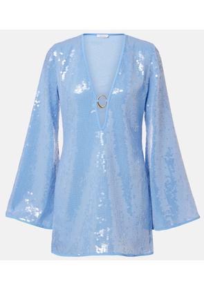 Oseree Sequined beach dress