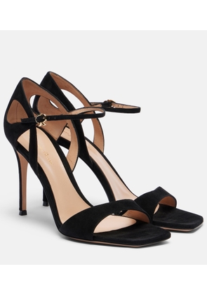 Gianvito Rossi Suede slingback sandals