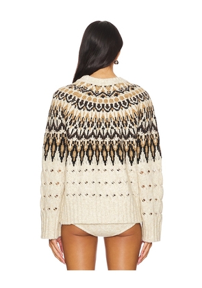 Steve Madden Suzette Sweater in Beige. Size S. Also in M, L, XL.