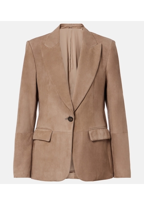 Brunello Cucinelli Suede blazer