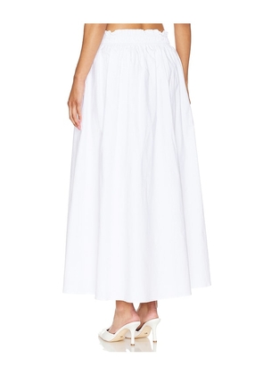 Tularosa Donna Maxi Skirt in White. Size M. Also in L, XL.