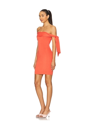 SNDYS x REVOLVE Jaymes Mini Dress in Tangerine. Size XS. Also in S.
