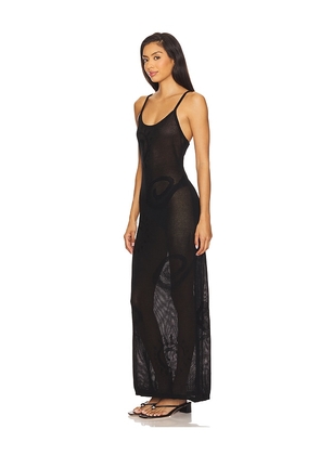 SEVEN WONDERS Milenia Midi Dress in Black. Size M. Also in L, XL.