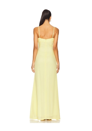 Papa Don't Preach x REVOLVE Now I'm Your Daisy Gown in Lemon. Size L. Also in S.