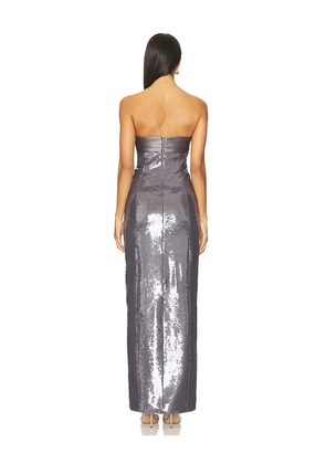 retrofete Kenia Sequin Dress in Grey. Size L. Also in XS, S.