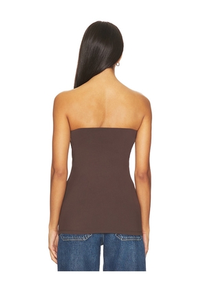 Susana Monaco Essential Tube Top in Brown. Size M. Also in XS, S.