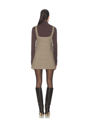SEROYA Malena Dress in Brown. Size M. Also in L, S.