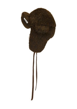 Ruslan Baginskiy Aviator Hat in Brown. Size S-M. Also in M-L.