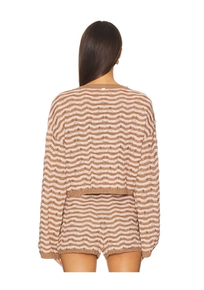 PQ Palmer Top in Brown. Size XS/S. Also in M/L.