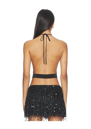 superdown Paulita Halter Top in Black. Size M. Also in L, XL.
