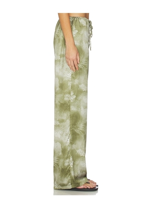 SNDYS Lyra Print Pant in Green. Size XXS. Also in L, M, S, XL, XS, XXL.