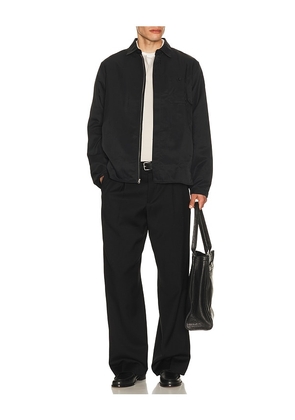 Rag & Bone Karl Nylon Zip Shirt Jacket in Black. Size L. Also in S.