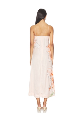 SWF Spaghetti Strap Midi Dress in Pink. Size M. Also in XS, S.