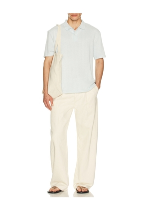 SAMSOE SAMSOE Sajase Polo in Blue. Size L. Also in S, M, XL/1X, XXL/2X.