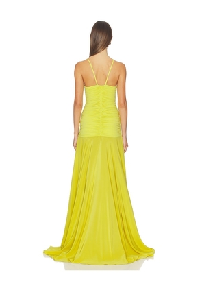 SILVIA TCHERASSI Sana Dress in Yellow. Size XS. Also in S, M, L.