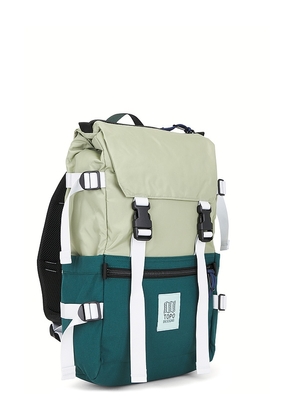 TOPO DESIGNS Rover Pack Classic Backpack in Green.