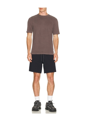 Reigning Champ Midweight Jersey Fadeaway Standard T-Shirt in Brown. Size S. Also in M, L, XL/1X, XXL/2X.