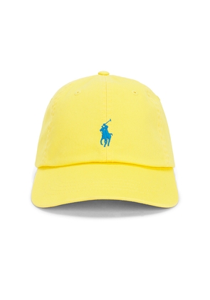 Polo Ralph Lauren Chino Sport Cap in Yellow.