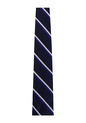 Polo Ralph Lauren Double Stripe Woven Neck Tie in Blue.
