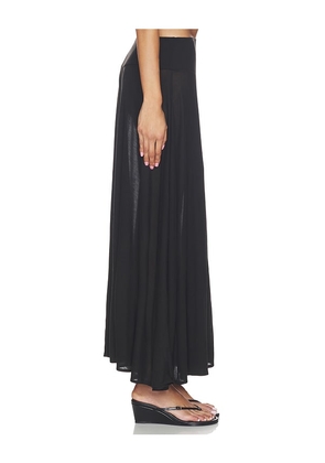 St. Agni Fluid Jersey Skirt in Black. Size XS. Also in L.
