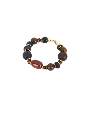 Ronny Kobo Beaded Bracelet in Cognac.
