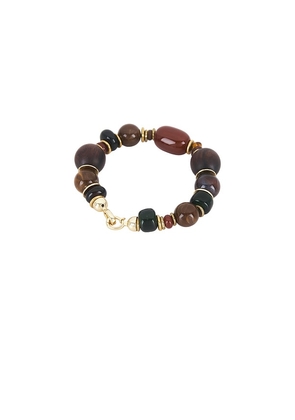 Ronny Kobo Beaded Bracelet in Cognac.