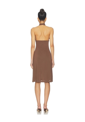 With Jean Kesha Dress in Brown. Size M. Also in S, XXS, XS, L.