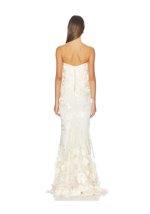 Zhivago Aonia Gown in Ivory. Size 2. Also in 4, 6, 10.