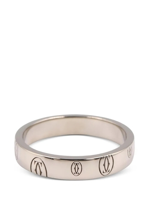 Cartier 2010 Happy Birthday engraved ring - Silver