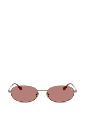 Vogue oval-frame sunglasses - Silver