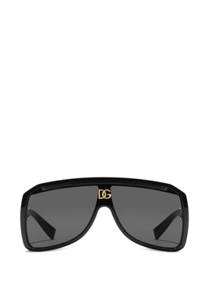 Dolce & Gabbana Eyewear logo sunglasses - Black