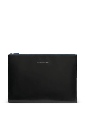 PIQUADRO leather clutch bag - Black