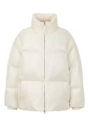 TOMBOY zip-up hooded down jacket - Neutrals