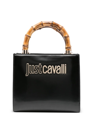 Just Cavalli logo-detail tote bag - Black