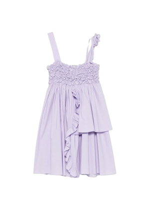 Vivetta ruffle-details mini dress - Purple