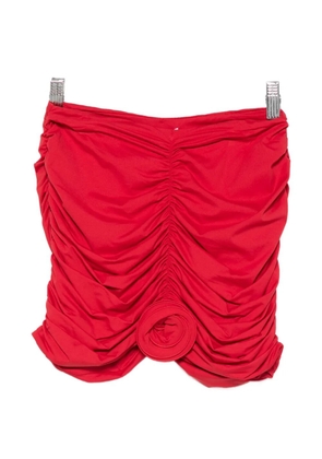 La Reveche ruched skirt - Red