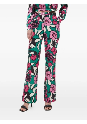 Morgan floral trousers - Green