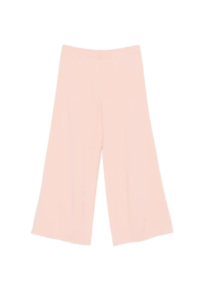 D.Exterior wide-leg trousers - Pink
