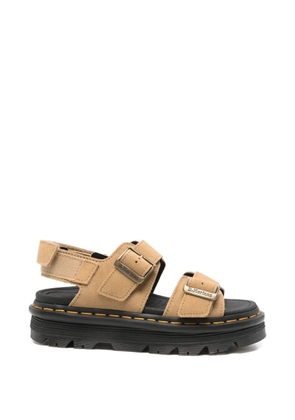 Dr Martens Zebzag buckle-strap platform sandals - Neutrals