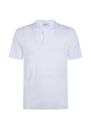 Gran Sasso V-neck polo shirt - White
