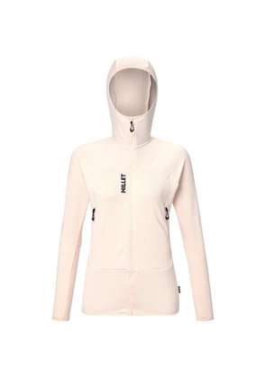 Pascal Millet Fusion Grid waffle-knit zip-up hoodie - Neutrals