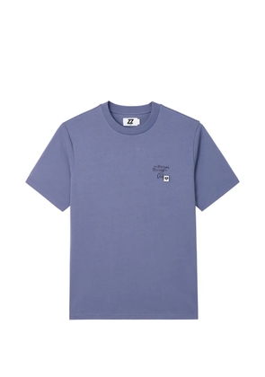 izzue slogan-print T-shirt - Purple