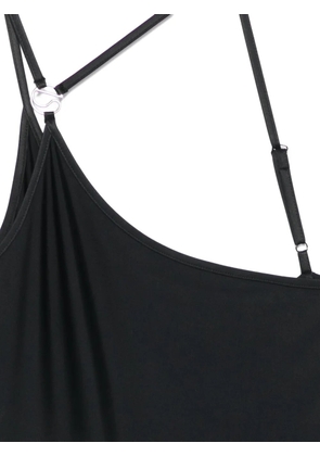 Coperni logo-appliqué swimsuit - Black