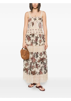 PHILIPPA 1970 Nelia maxi dress - Neutrals