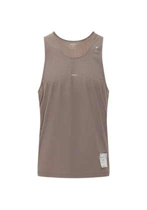 Satisfy Space-O perforated singlet - Brown