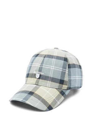 Barbour tartan baseball cap - Blue