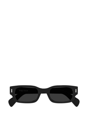 Alexander McQueen Eyewear rectangle-frame sunglasses - Black