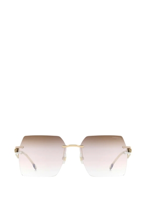 Carrera oversized-frame sunglasses - Gold